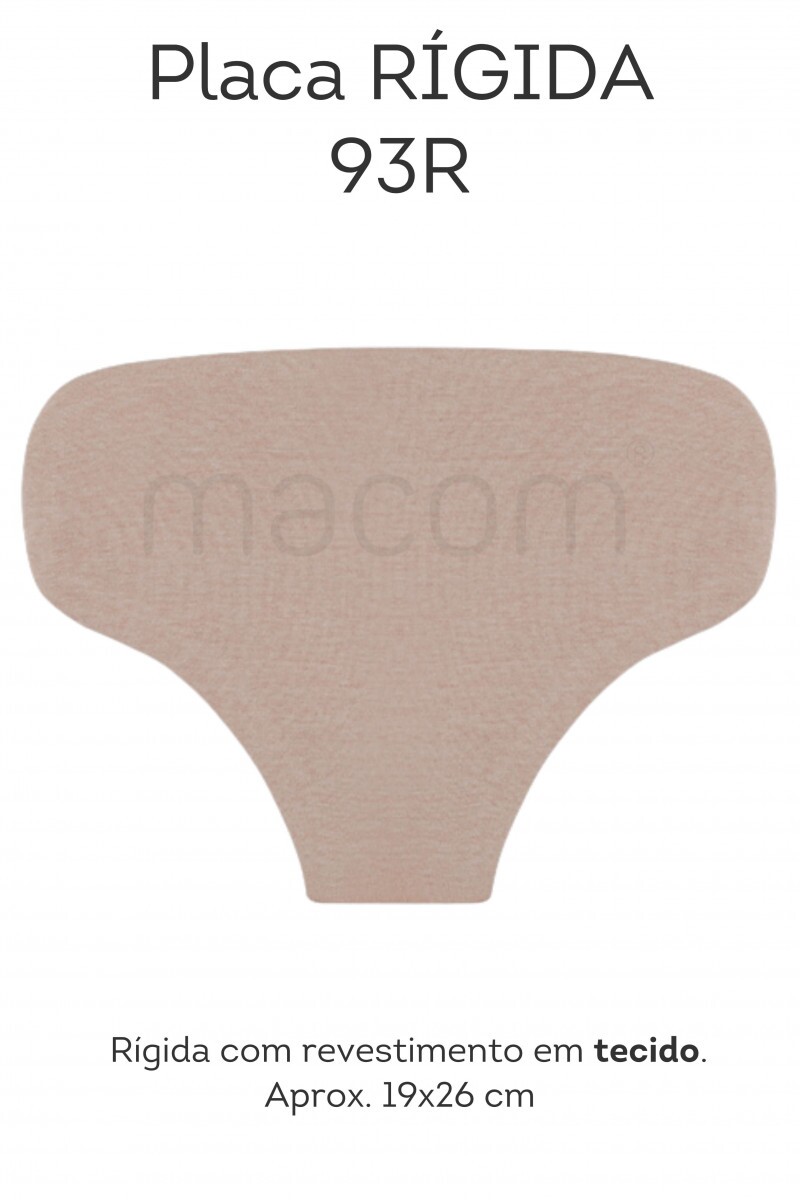 Placa para dorso - RIGIDA - 19x26 cm 93RUNIB